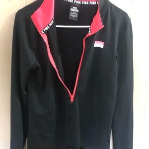 Pink black zip up!